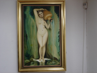 Pramen, olej na plátně, 106×71cm, 12 900,-kč